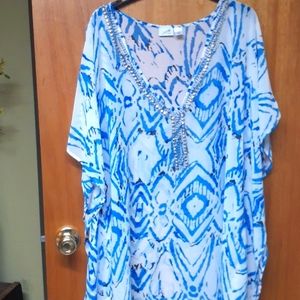 Beautiful NWOT sheer top/kimono style. SZ L